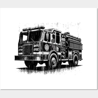 Fire Truck Posters and Art